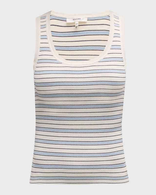 Striped Sweater Tank Top