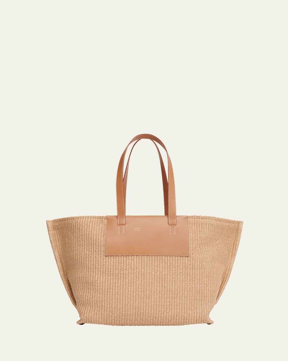 Market Raffia Tote Bag