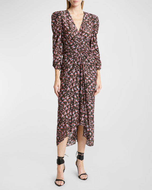 Albini Printed Midi Dress
