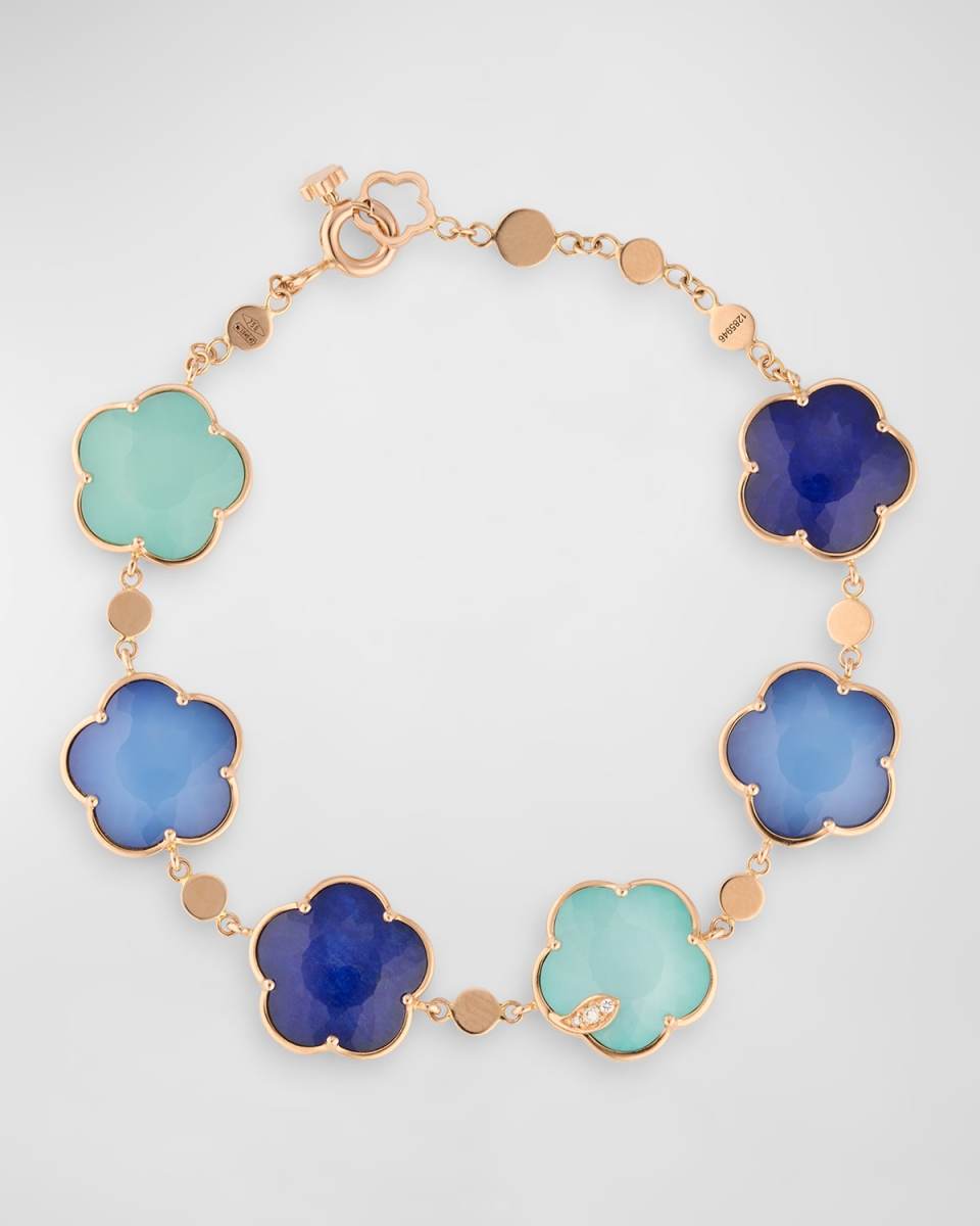 18k Rose Gold Joli Bracelet with Diamonds