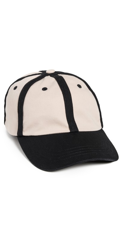 Acne Studios Baseball Cap Black/Whit