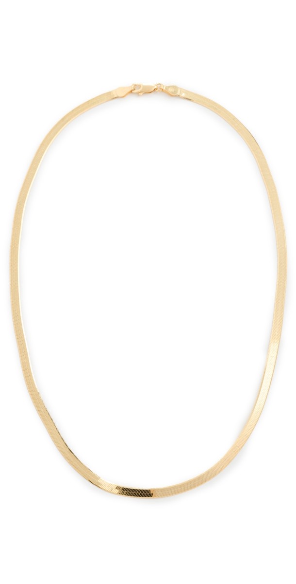 MÉGA Herringbone Necklace Gold