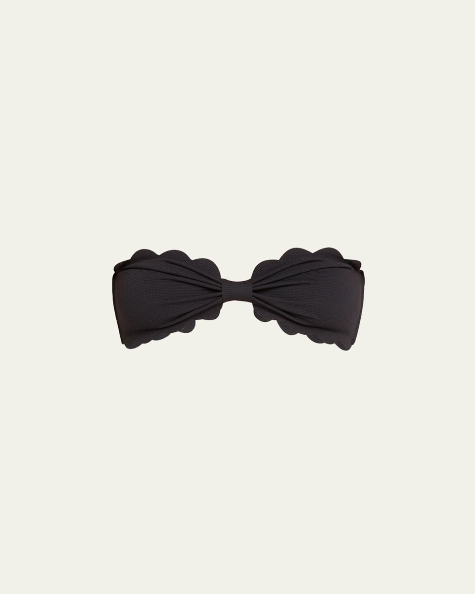 Antibes Scalloped Bandeau Swim Top