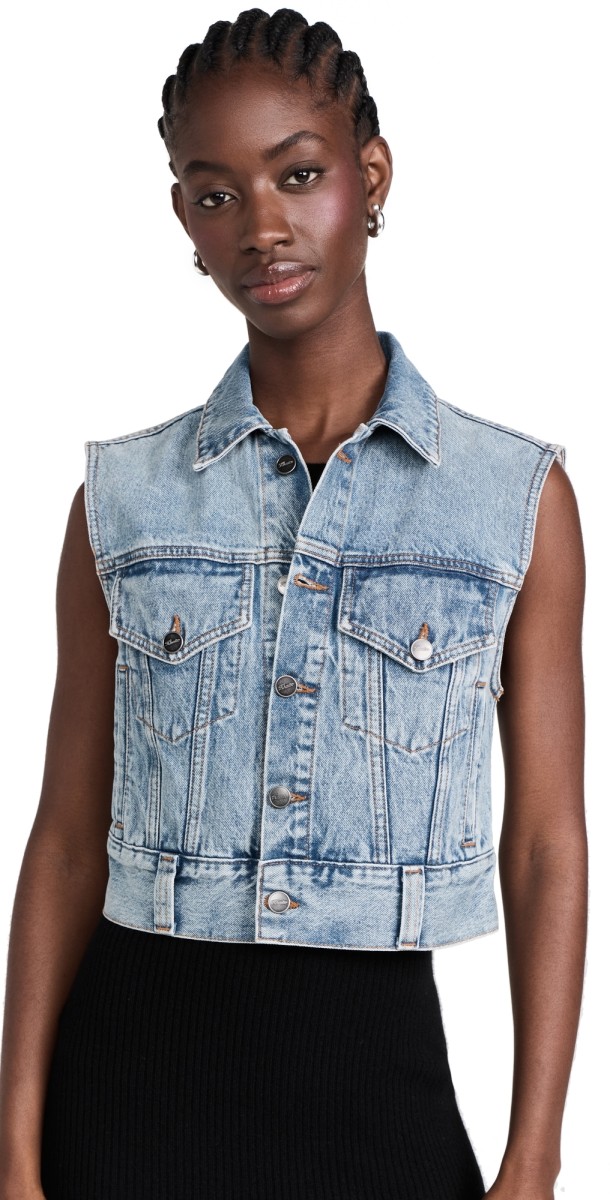Khaite Lizzo Denim Vest Bryce