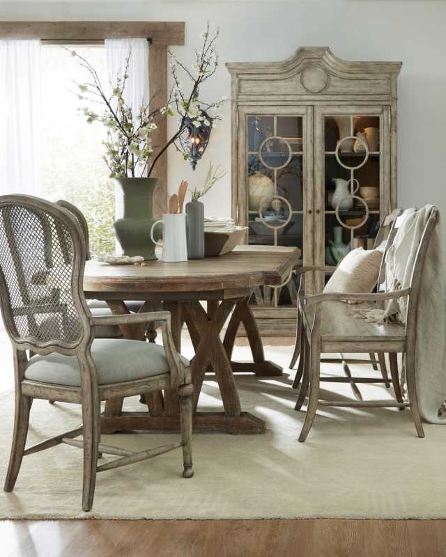 Lilith Trestle Dining Table