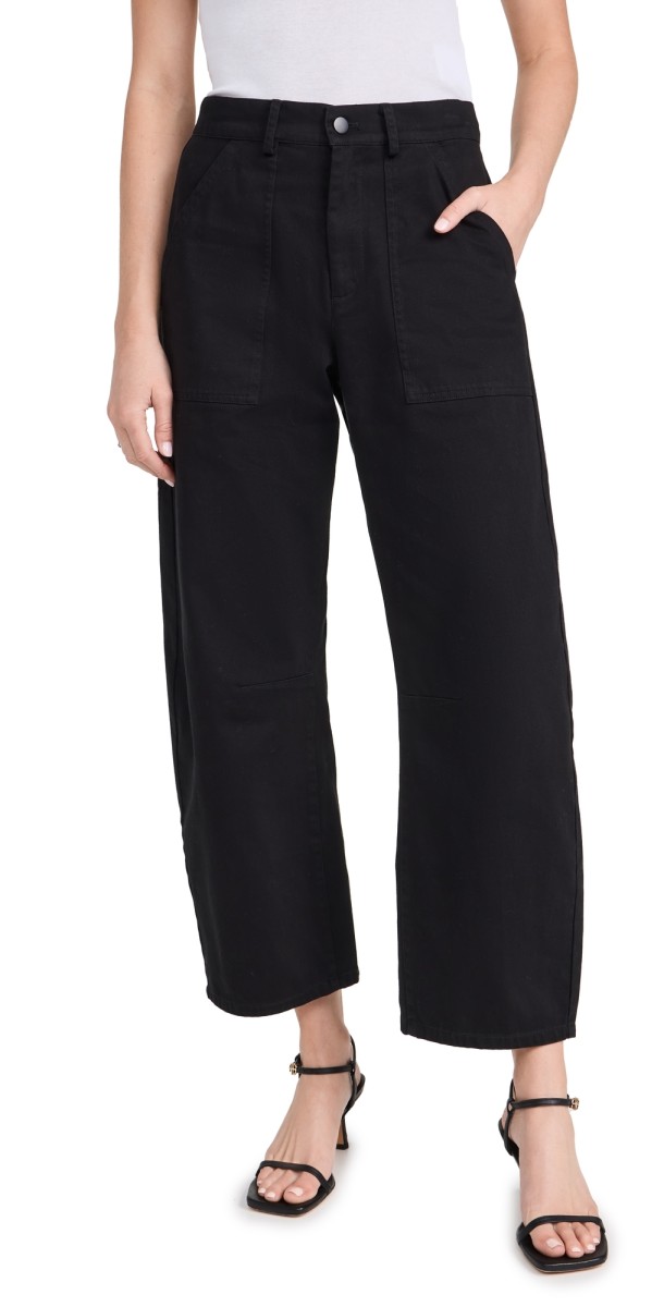 LNA Cross Creek Twill Pants Black