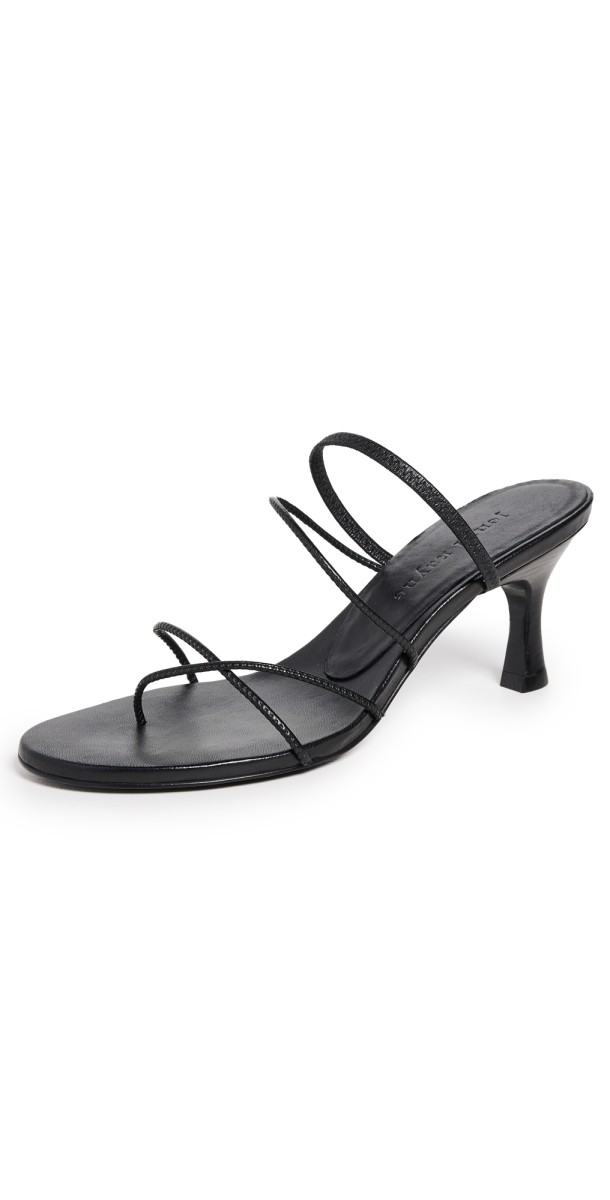 Jenni Kayne Strappy Heels Black