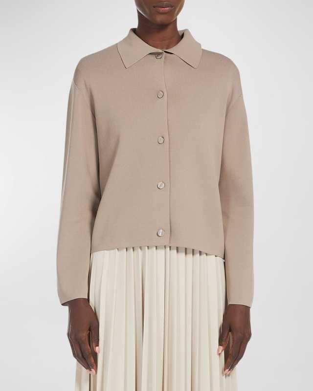 Kiota Button-Down Viscose Knit Jacket