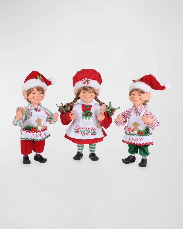 Sugar Rush Elf, Set of 3