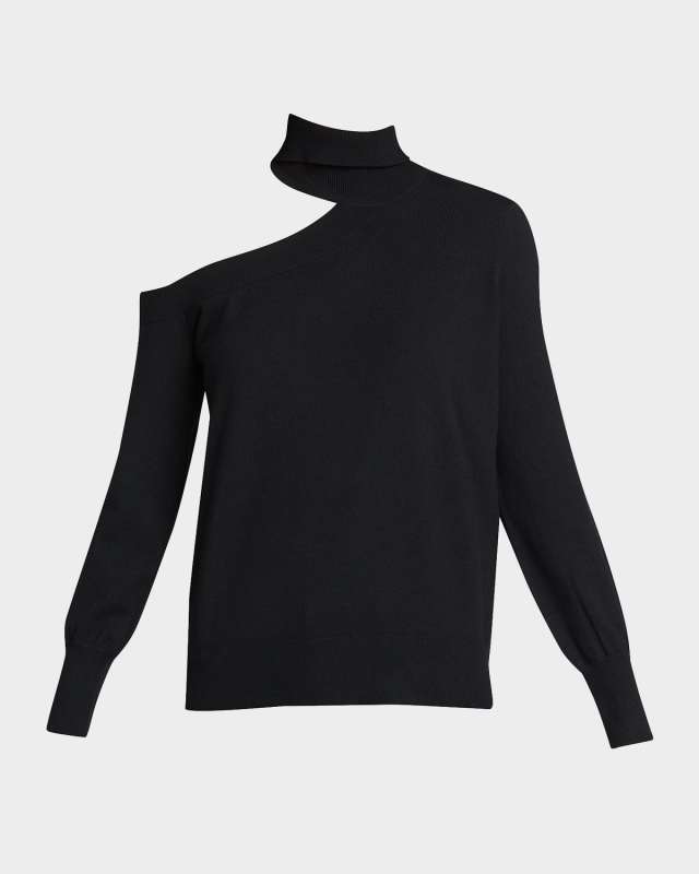 Easton Cold-Shoulder Sweater