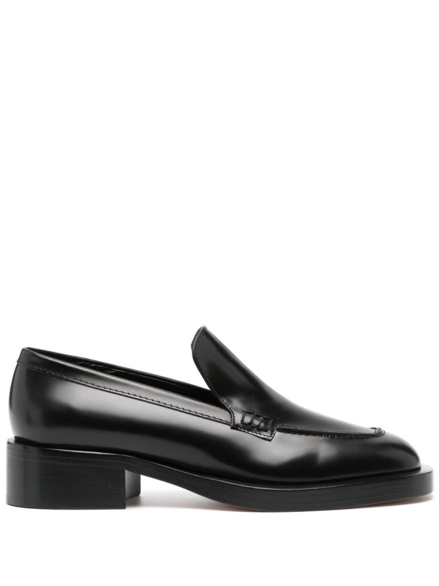 leather loafers