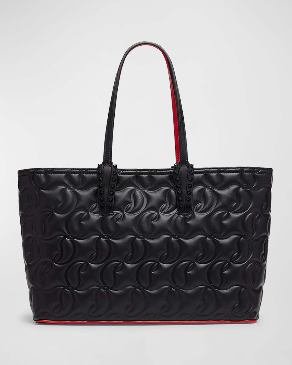 Cabata Small Tote in CL Embossed Nappa Leather
