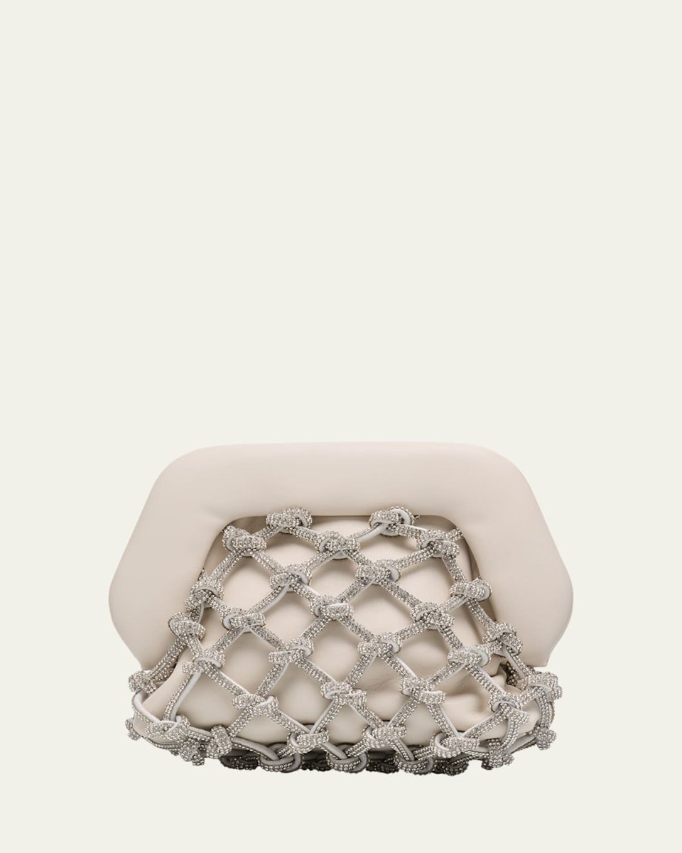 Gea Knot Strass Clutch Bag