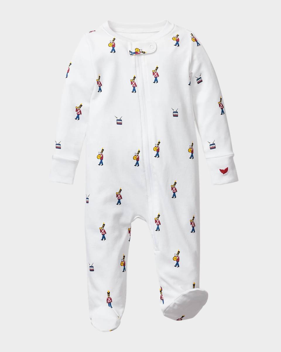 Boy's Toy Soldier Printed Footie, Size Newborn-9