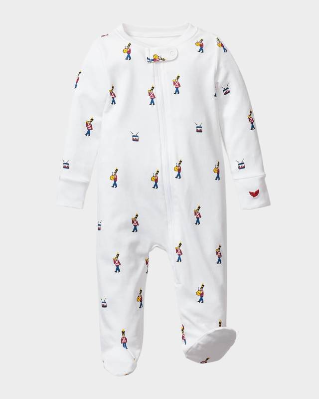 Boy's Toy Soldier Printed Footie, Size Newborn-9