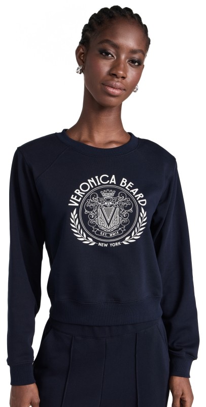 Veronica Beard Jean Beaumont Logoweatshirt Navy