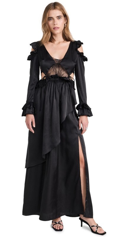 Allina Liu Valkyrie Dress Onyx