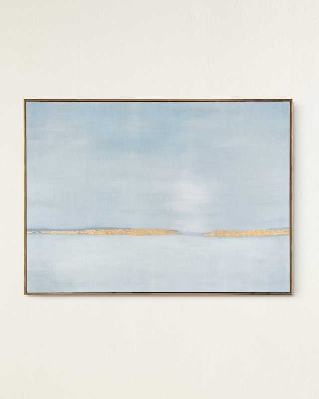 "Linen Dreams Gold" Giclee Wall Art by Claire Gowdy