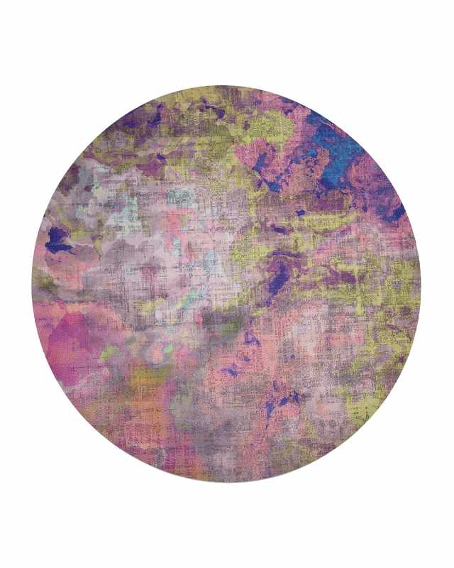 Impressionism Round Pebble Placemats, Set of 4