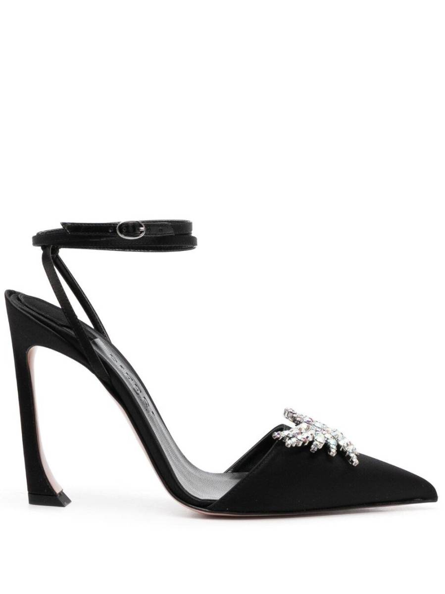 crystal-embellished pumps