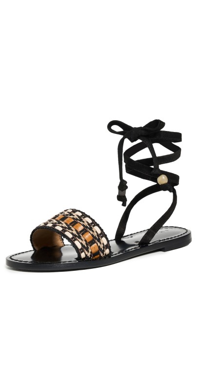 AMANU Tana Sandals Black