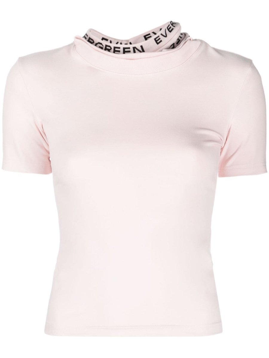 cut-out organic-cotton T-Shirt