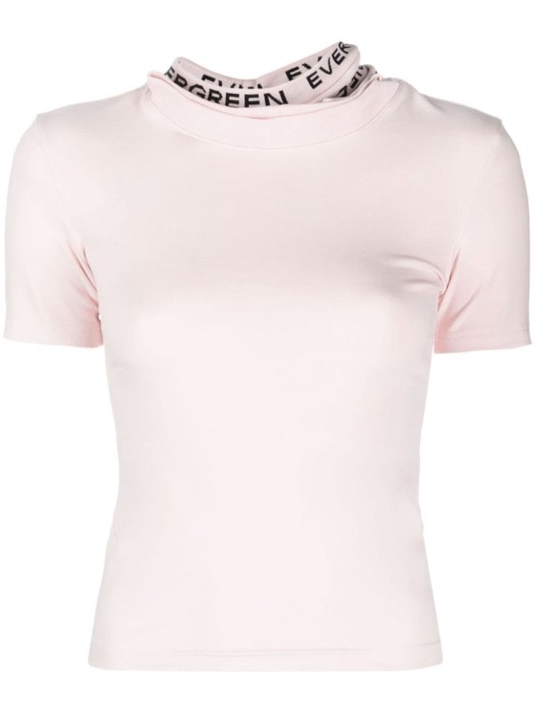 cut-out organic-cotton T-Shirt