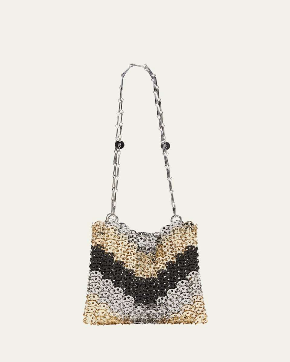 1969 Metallic Disc-Link Shoulder Bag