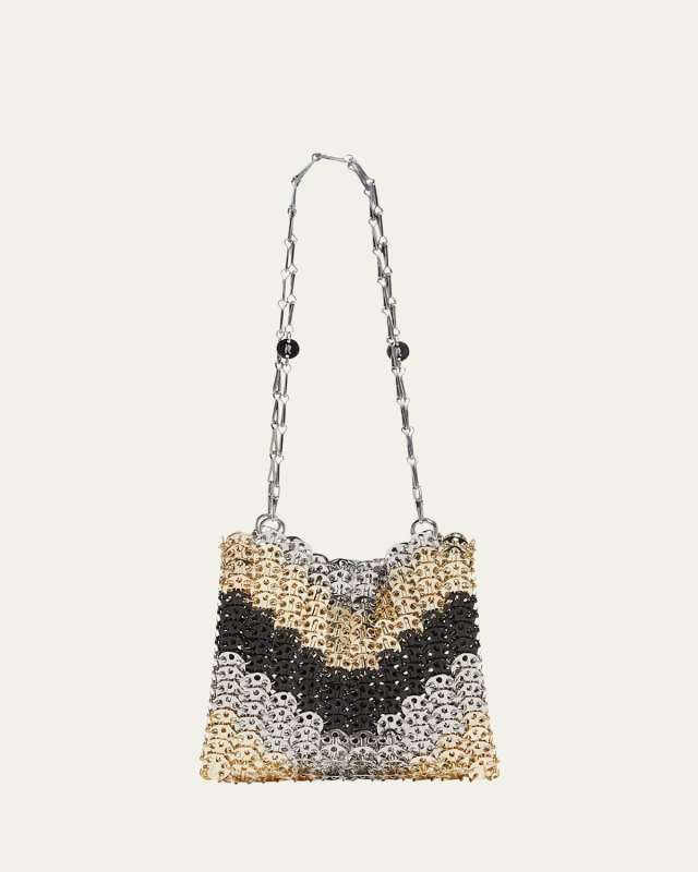1969 Metallic Disc-Link Shoulder Bag