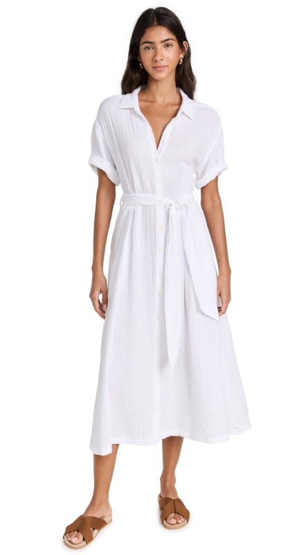 XIRENA Caylin Dress White Wash