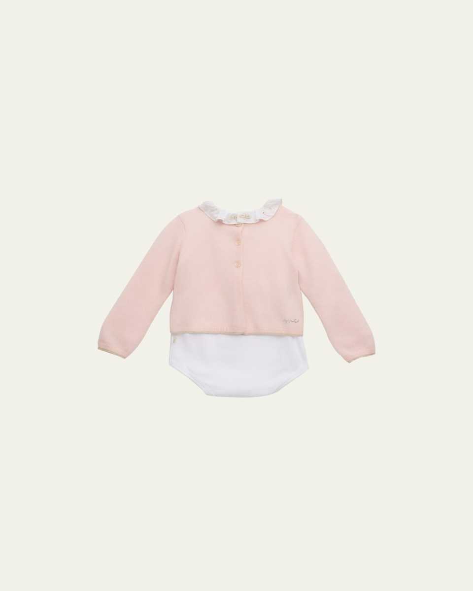 Girl's Cassiel Cashmere Angel Gift Set, Size 3M-18