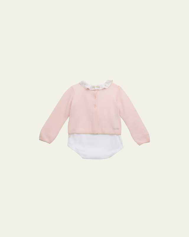 Girl's Cassiel Cashmere Angel Gift Set, Size 3M-18