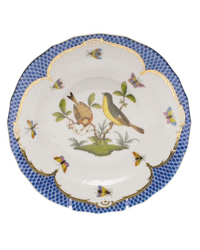 Rothschild Blue Motif 07 Dessert Plate