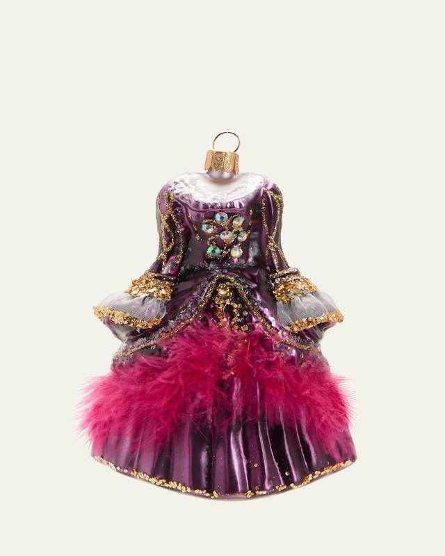 Royal Dress Feathered Ornament