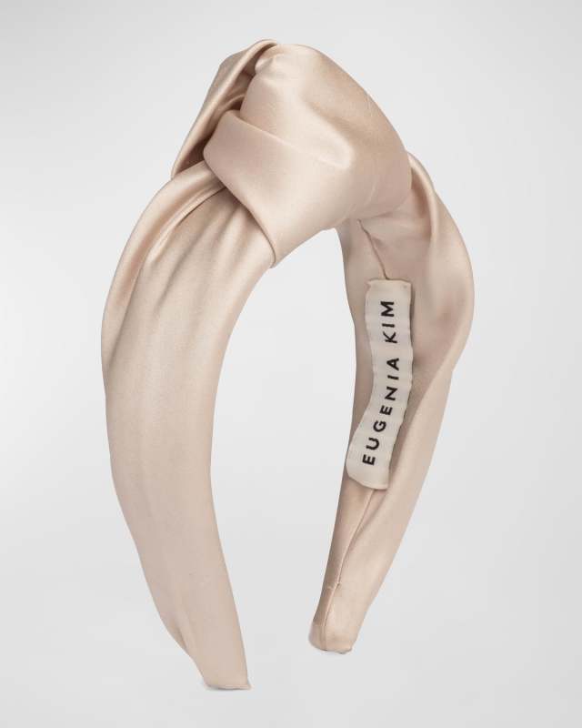 Maryn Knot Satin Headband