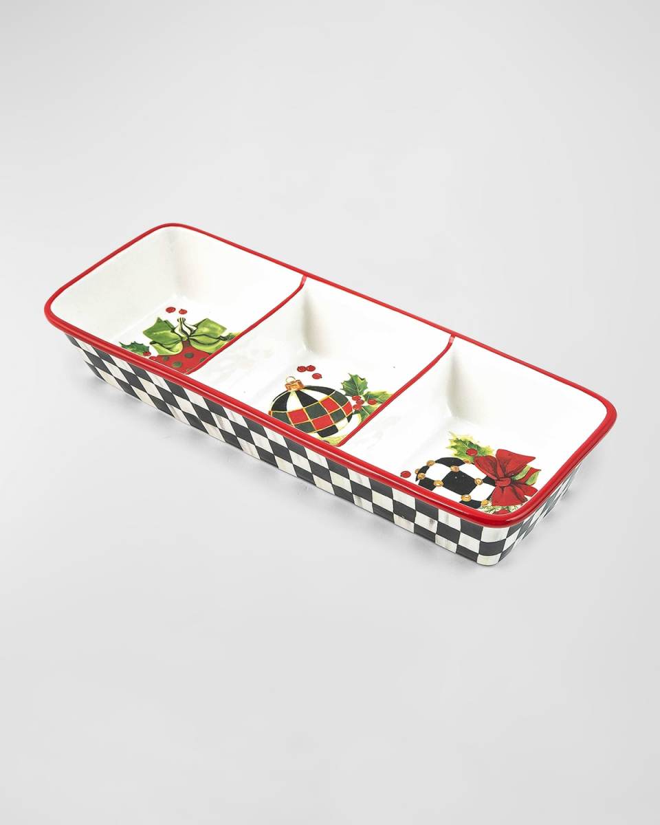 Deck The Halls Trio Dip Tray