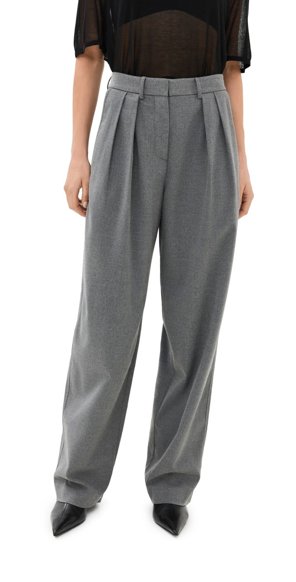 Proenza Schouler White Label Eleanor Pants Grey Melange
