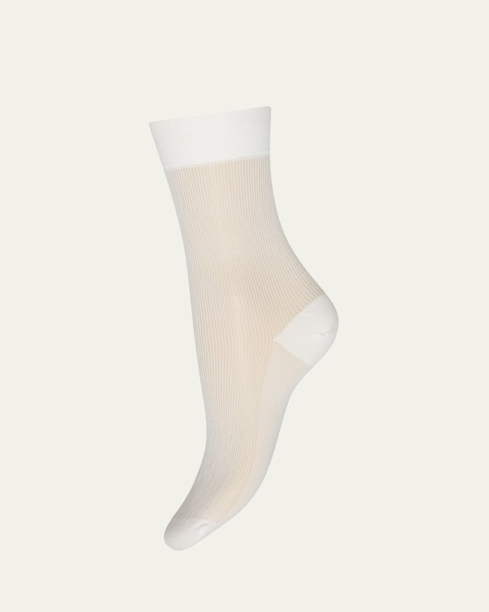 Ribbed Crew Socks