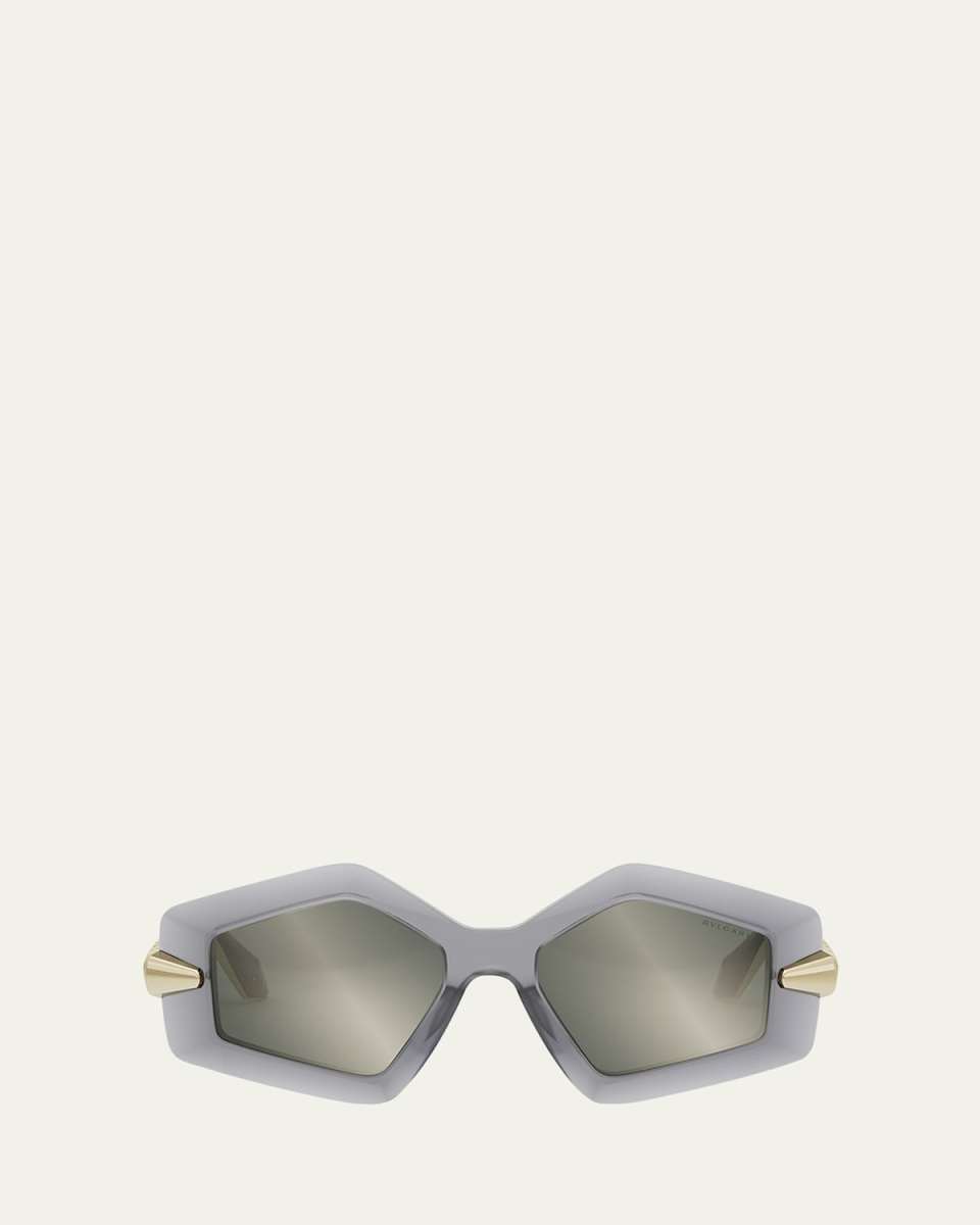Serpenti Geometric Sunglasses