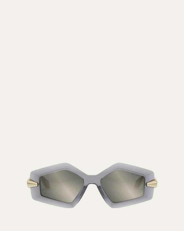 Serpenti Geometric Sunglasses