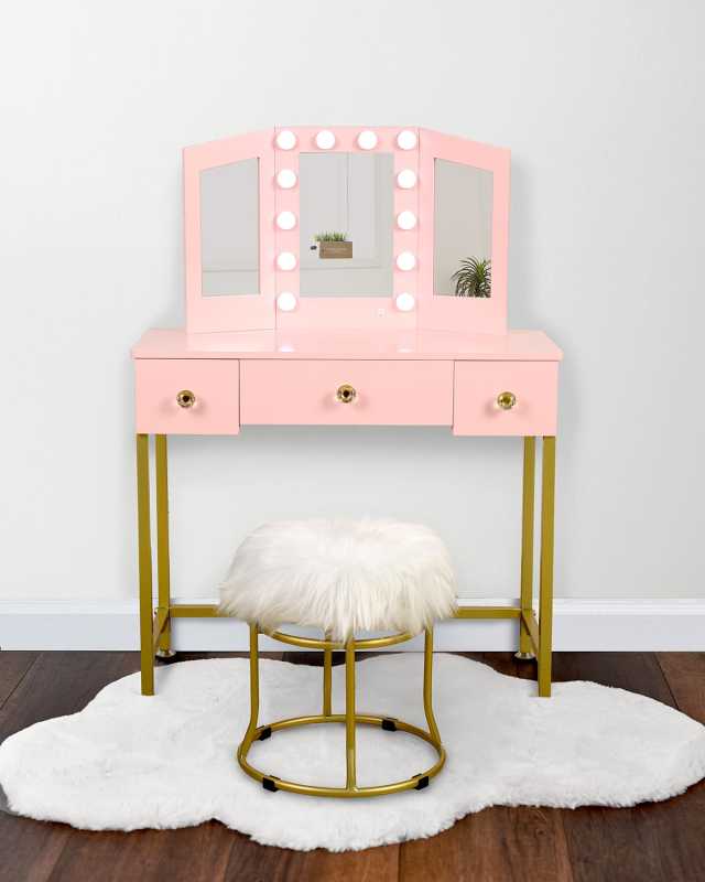 Kid's Glam Vanity and Stool