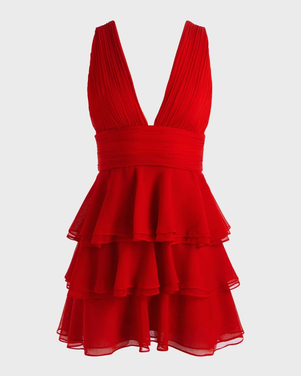 Holly Ruffle Mini Dress