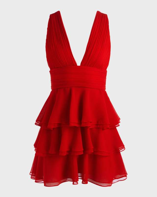 Holly Ruffle Mini Dress