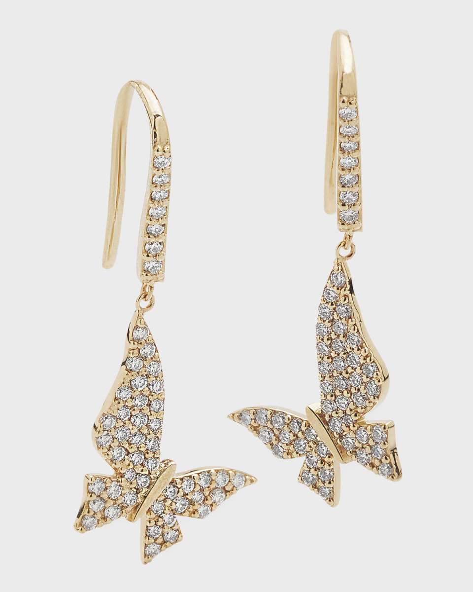 Flawless Butterfly Dangle Earrings