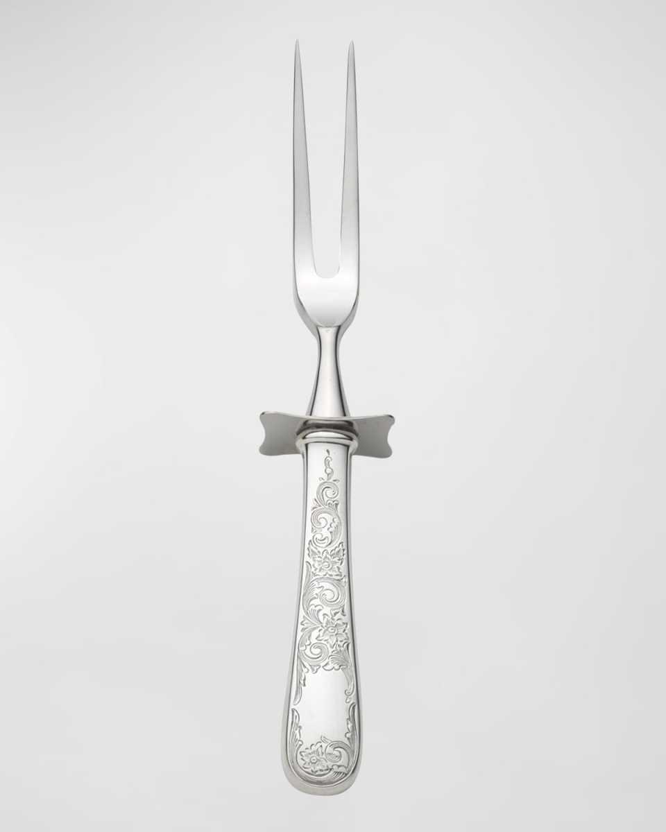 Old Maryland Engraved Steak Carving Fork, Hollow Handle
