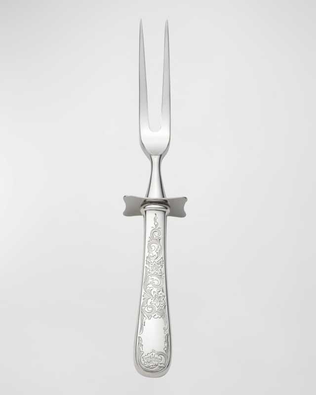 Old Maryland Engraved Steak Carving Fork, Hollow Handle
