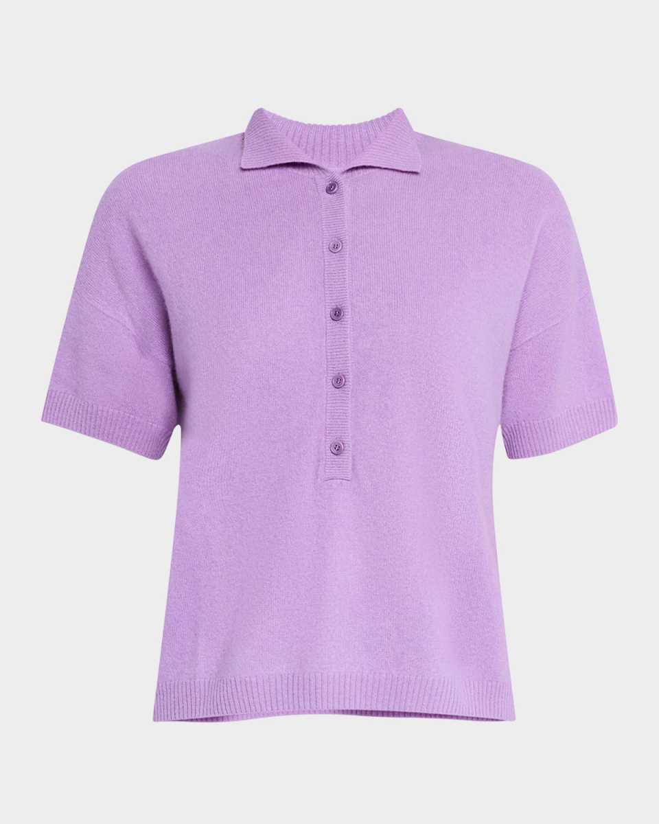 Cashmere Knit Polo