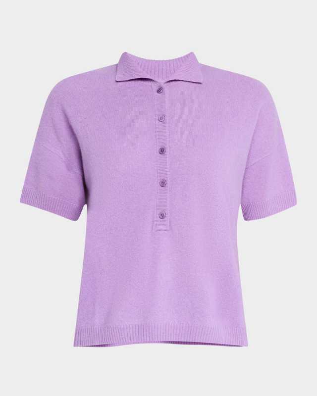 Cashmere Knit Polo