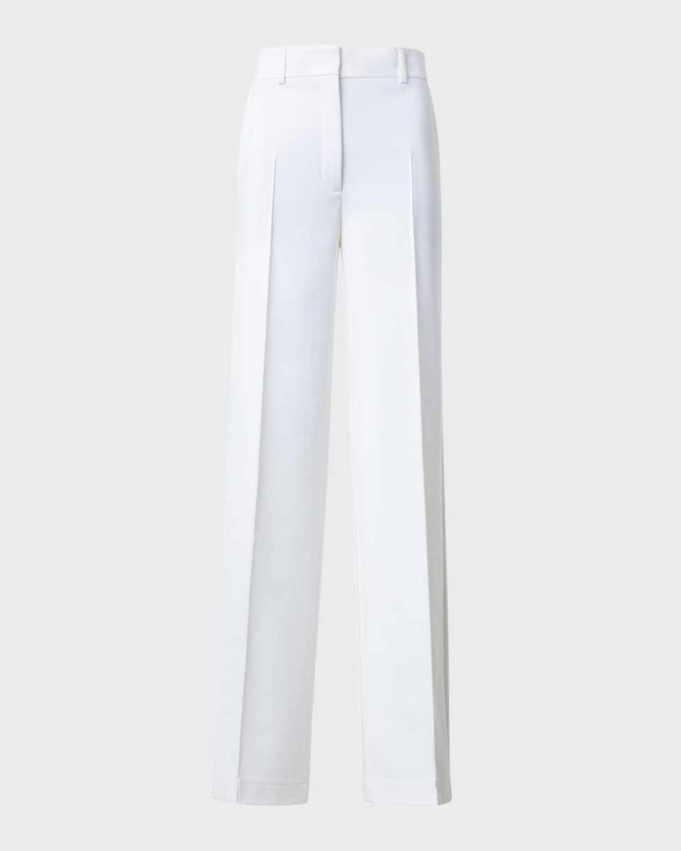 Chiaro Signature Jersey Straight-Leg Pants