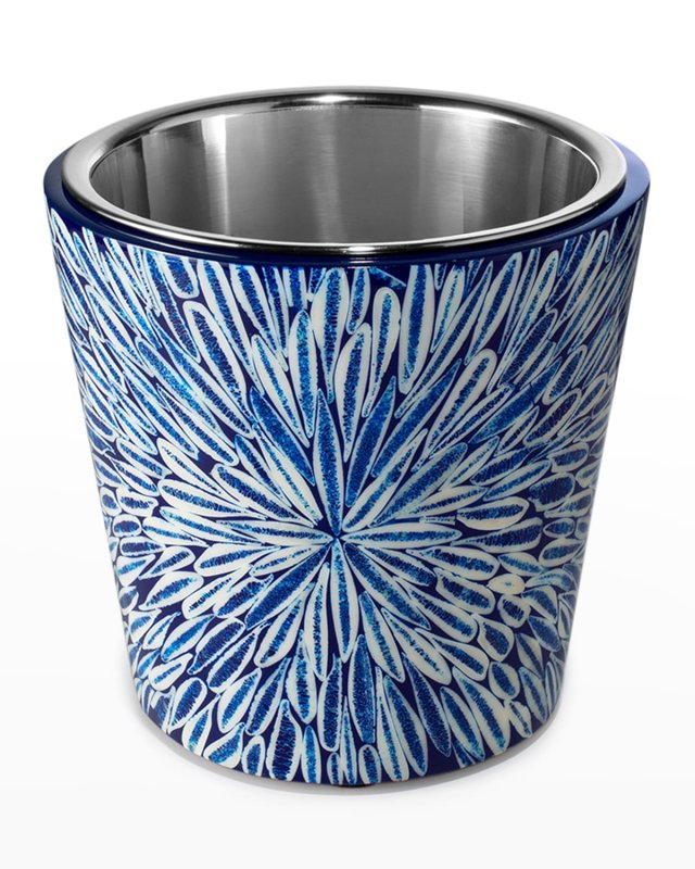 9" Blue Almendro Ice Bucket
